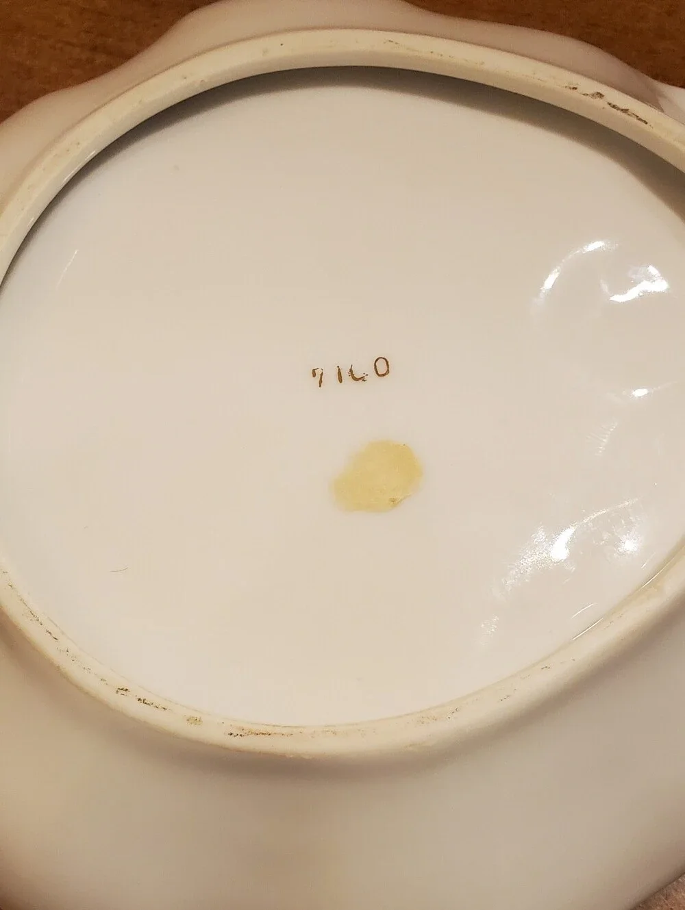 Decorative Elegant Plate/Functional/ Collectible. Cream and Gold By Andrea Shell
